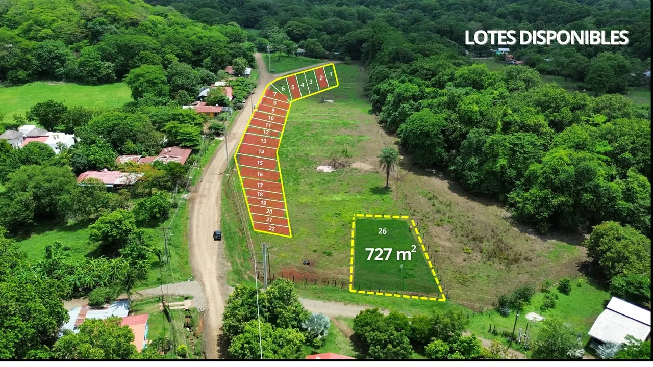 Se ofrecen lotes disponibles desde 211 m² en adelante, en una ubicación privilegiada, justo sobre la carretera principal y a solo 15 minutos de Playa ...