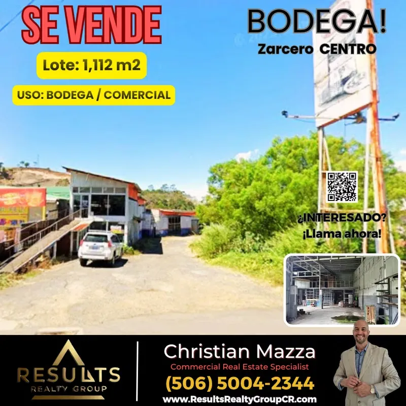 URGENT COMMERCIAL / BODEGA – ZARCERO CENTRO