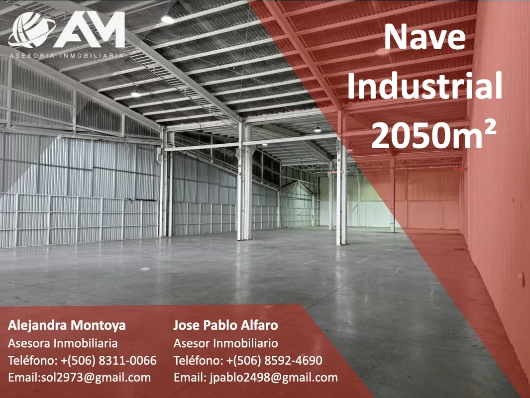 CONTAMOS CON BODEGAS Y NAVES INDUSTRIALES EN TODO EL GAM, CONTACTENOS SERA UN PLACER ...