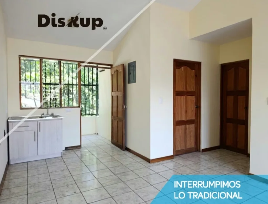 Alquiler de apartamento de 2 habitaciones en Sabanilla, cercano a la iglesia de Cedros.