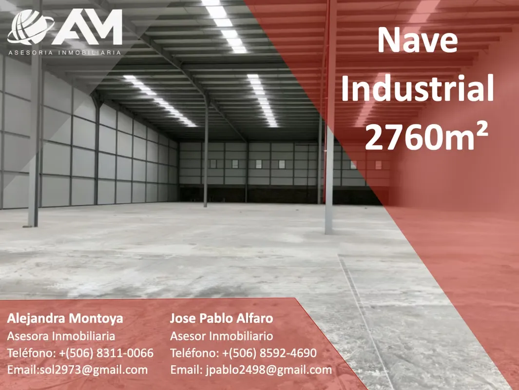 CONTAMOS CON BODEGAS Y NAVES INDUSTRIALES EN TODO EL GAM, CONTACTENOS SERA UN PLACER ...