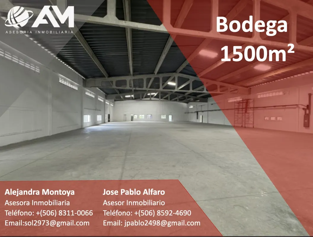 CONTAMOS CON BODEGAS Y NAVES INDUSTRIALES EN TODO EL GAM, CONTACTENOS SERA UN PLACER ATENDERLE.