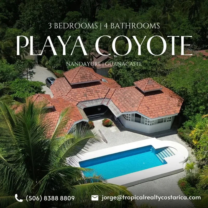 Luxury Home with Private Pool for Sale – Playa Coyote, Guanacaste