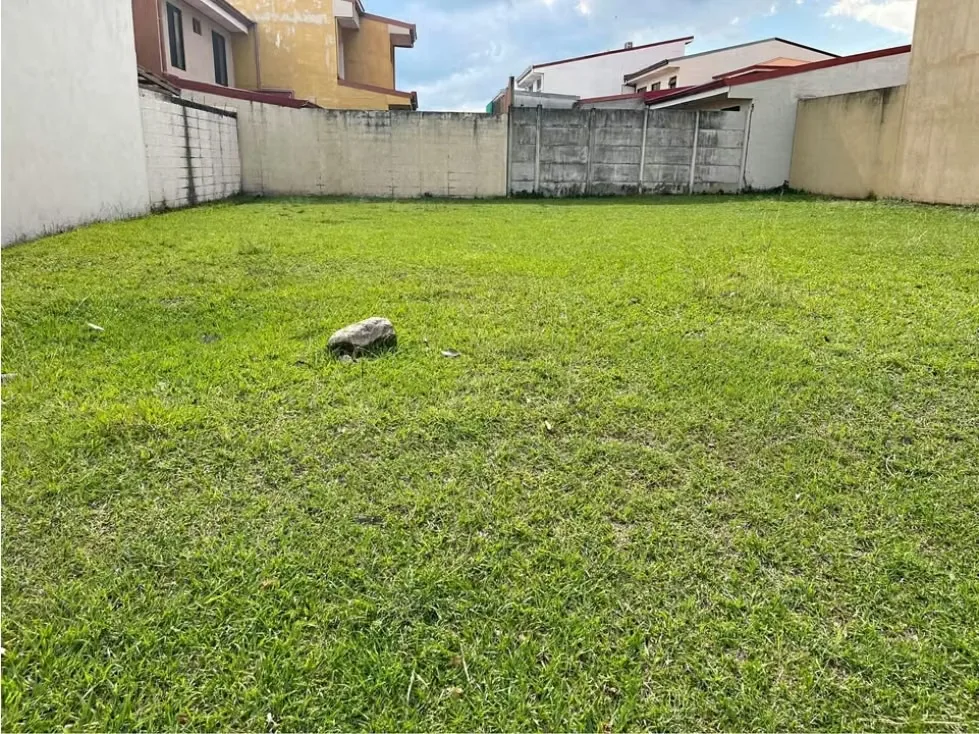VENTA DE LOTE, RIO SEGUNDO, ALAJUELA, CONDOMINIO AGUA CLARA 4225 (GC)
