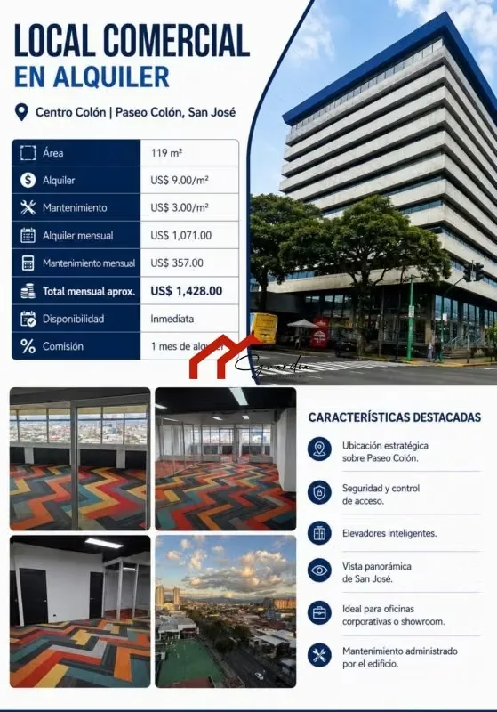 Ubicación: Paseo Colón, San José, Costa Rica