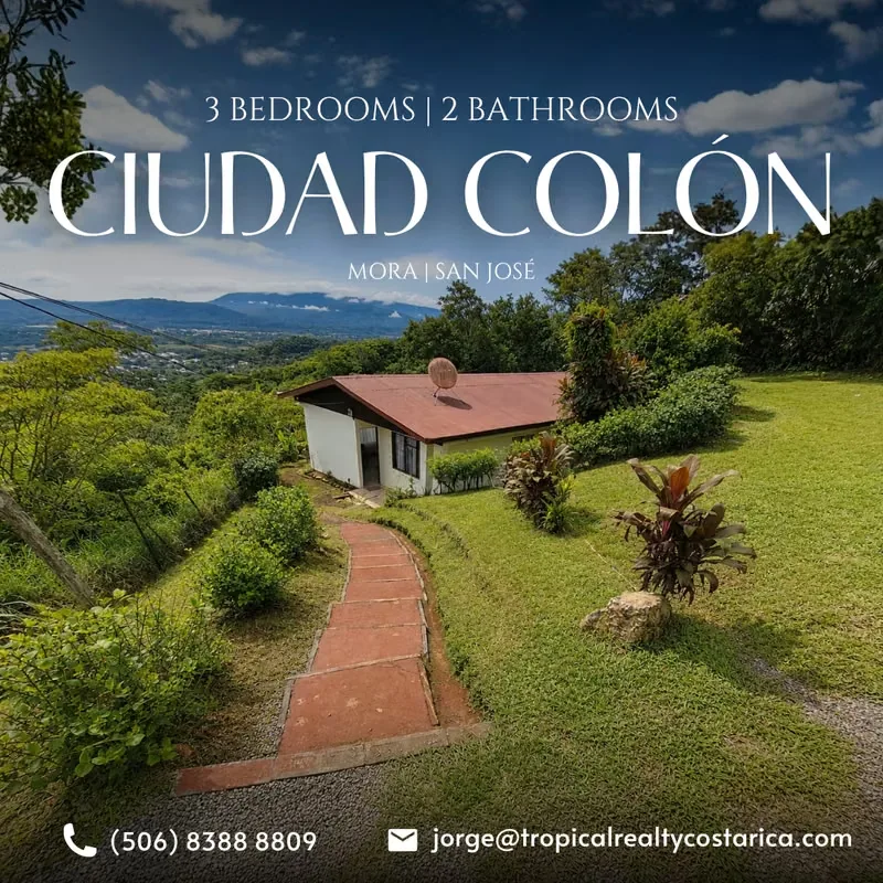 Nestled in the scenic hills of Ciudad Colón, this property offers a rare combination of privacy, natural beauty, and investment ...