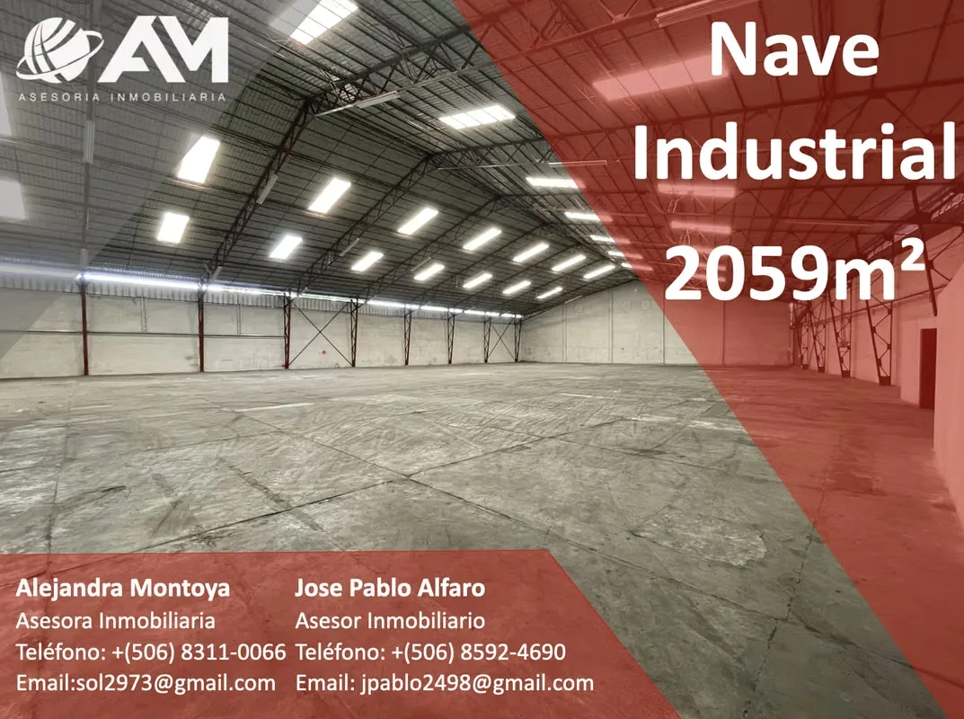 CONTAMOS CON BODEGAS Y NAVES INDUSTRIALES EN TODO EL GAM, CONTACTENOS SERA UN PLACER ATENDERLE.