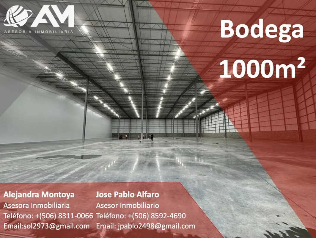 CONTAMOS CON BODEGAS Y NAVES INDUSTRIALES EN TODO EL GAM, CONTACTENOS SERA UN PLACER ...