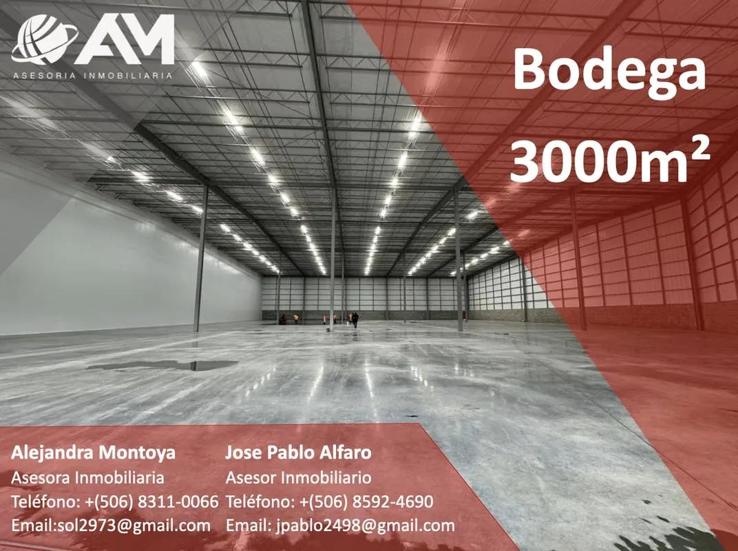 CONTAMOS CON BODEGAS Y NAVES INDUSTRIALES EN TODO EL GAM, CONTACTENOS SERA ...