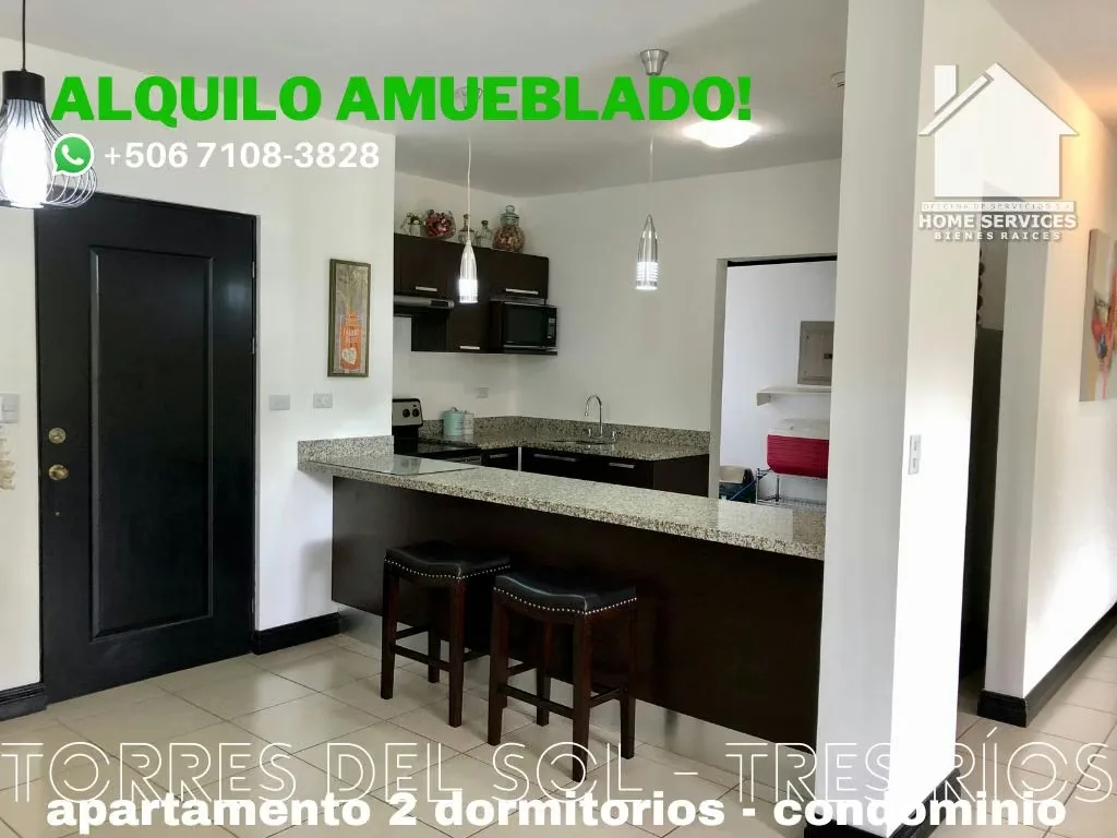FURNISHED APARTMENT FOR RENT! 2 Bedrooms - Tres Ríos.