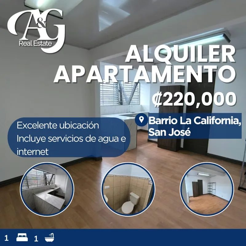 Contamos con dos apartamentos tipo estudios con ubicación privilegiada: a minutos del centro de San José, con acceso ...