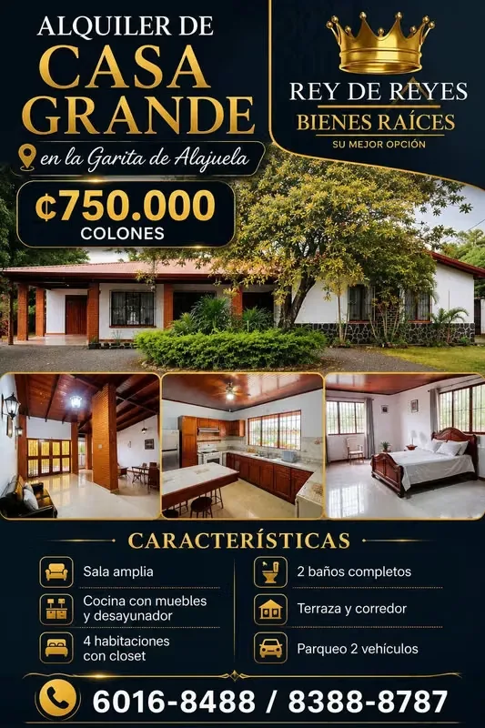 ¿Buscas una casa amplia, cómoda y rodeada de tranquilidad? Esta hermosa propiedad en La Garita ...