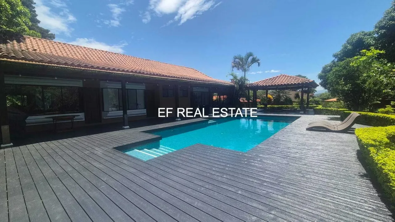FOR SALE LUXURY- MEDITERRANEAN HOUSE 1 STORY SANTA ANA COSTA RICA