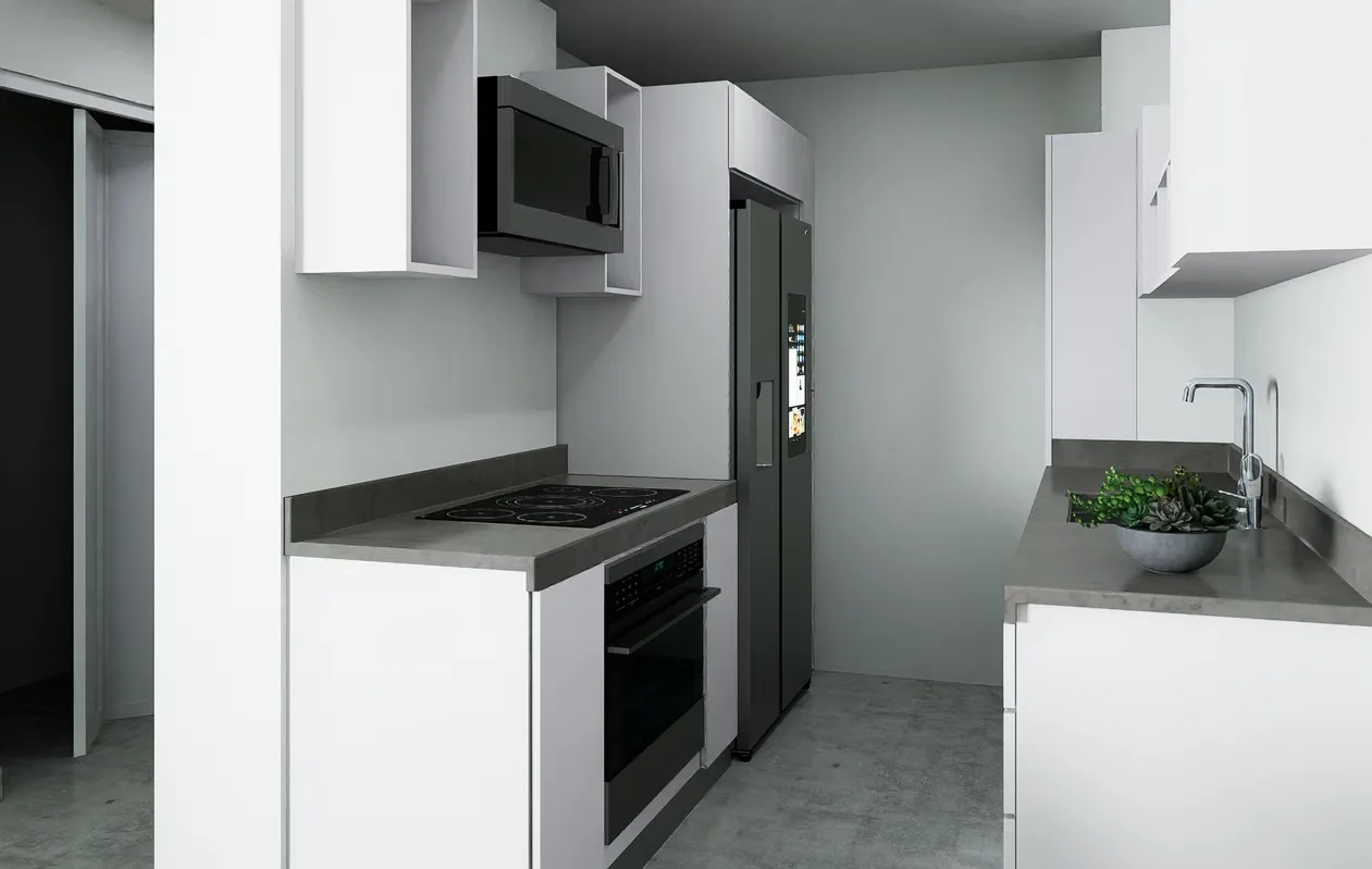Preferred apartments in Las Rosas, Colima de Tibás. Building with apartment complexes in precenta, with 2 bedrooms, 1 bathroom, living room, dining room, kitchen, laundry area, parking ..., photo 5
