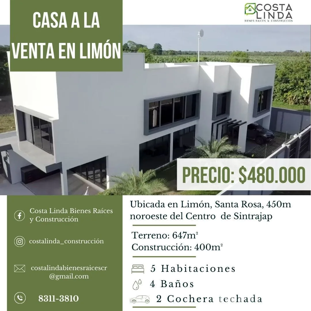 Land for Sale in Limon, Limon for $480,000