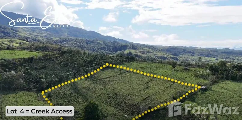 Land for Sale in Perez Zeledon, San Jose for $190,000