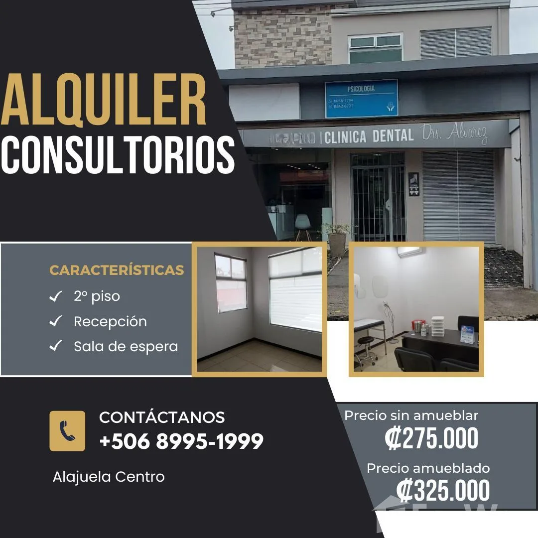 2 Bedroom Office for Rent in Alajuela, Alajuela for $715/mo