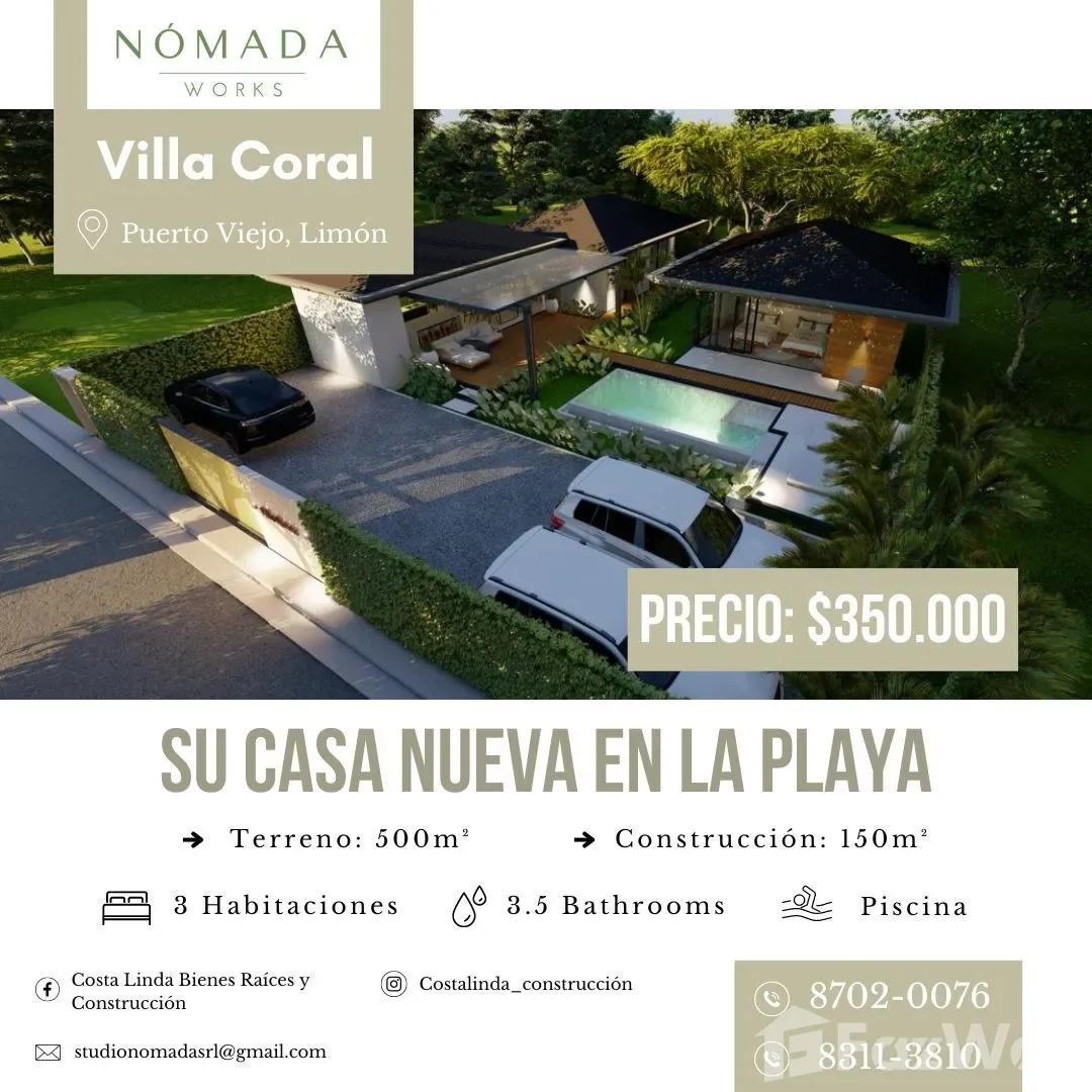Land for Sale in Talamanca, Limon for $350,000