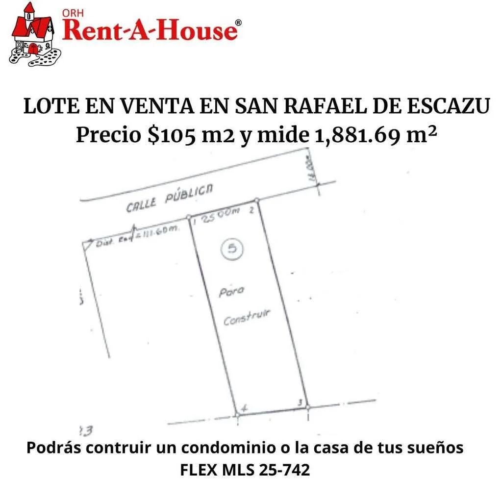 Land for Sale in Escazu, San Jose for $197,580