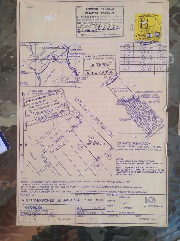 Home Construction Site in Playa Herradura