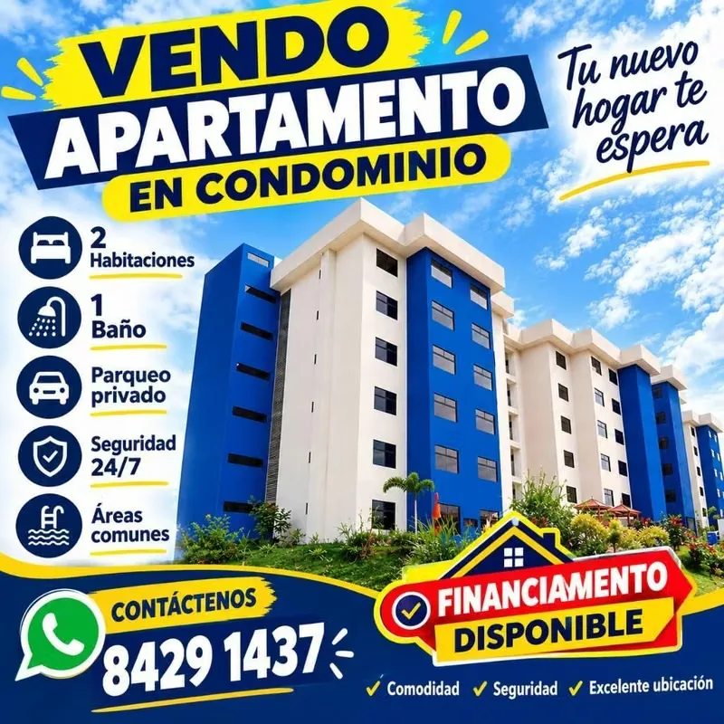 Apartamento en venta (financiamiento disponible)