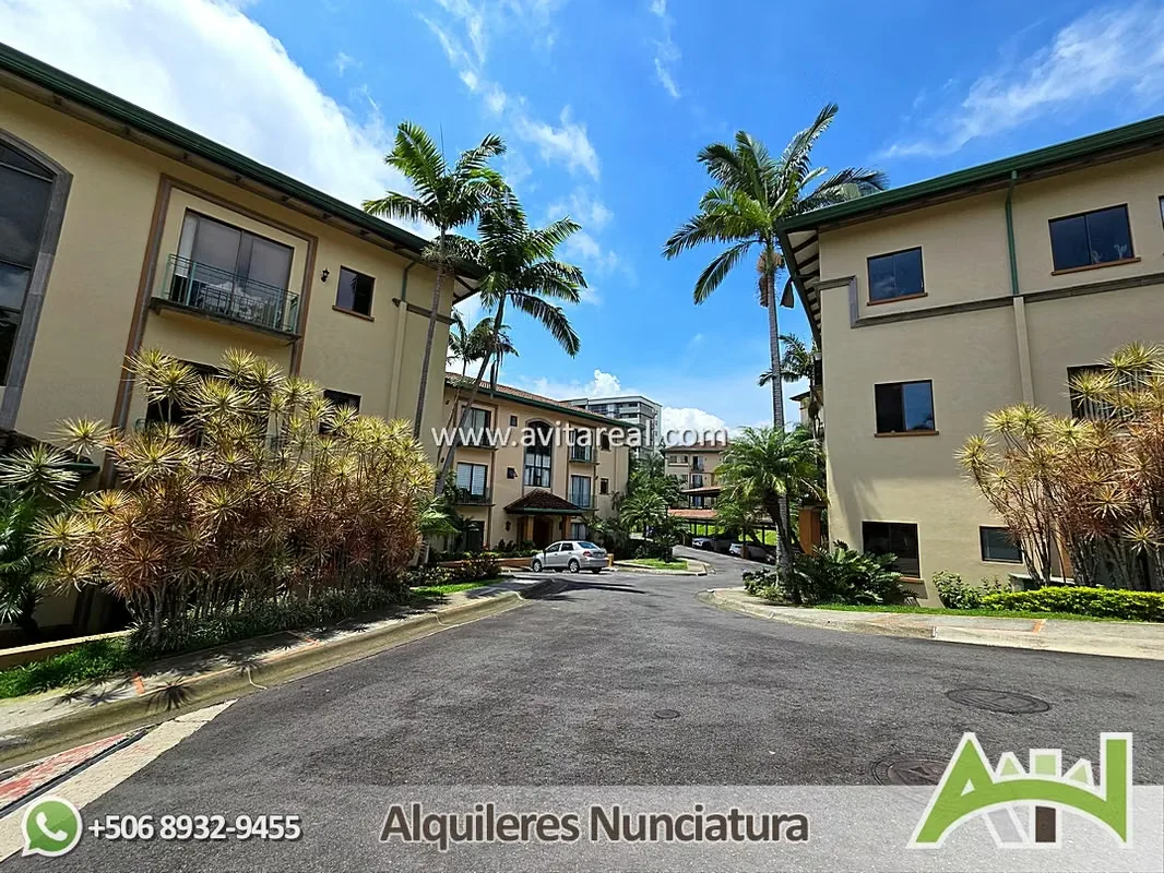 Furnished 3-bedroom apartment in San Rafael de Escazú, private condominium with amenities., photo 2