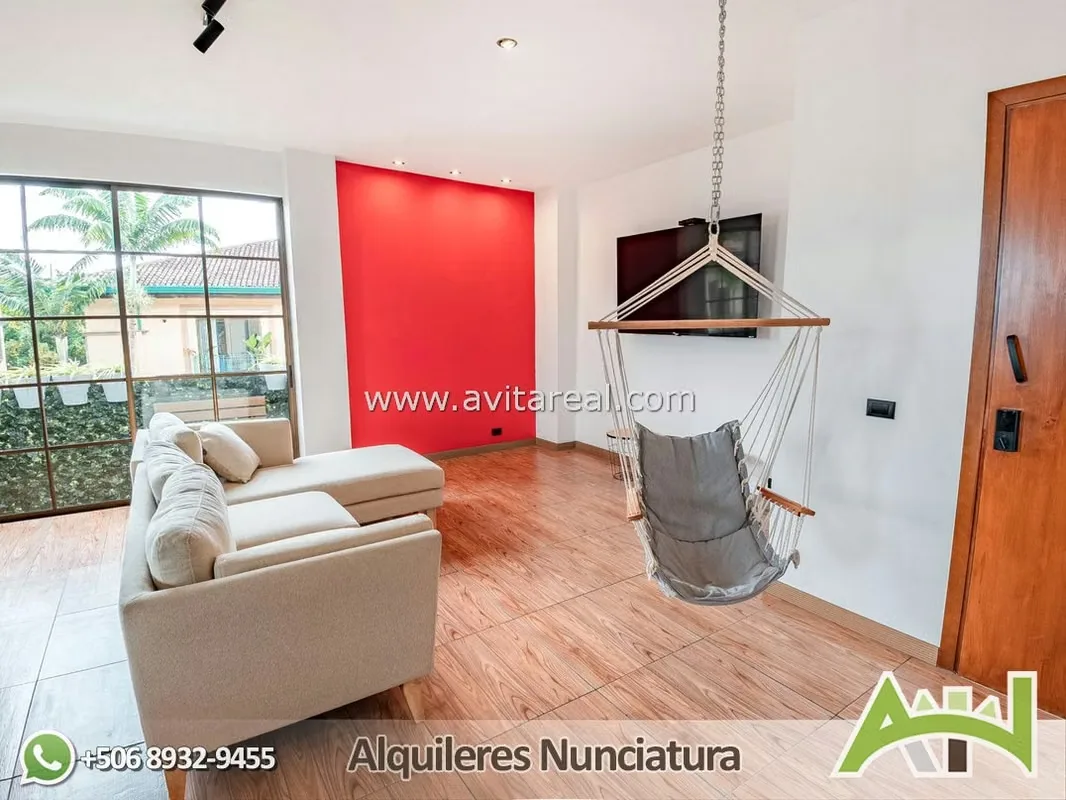 Furnished 3-bedroom apartment in San Rafael de Escazú, private condominium with amenities., photo 13