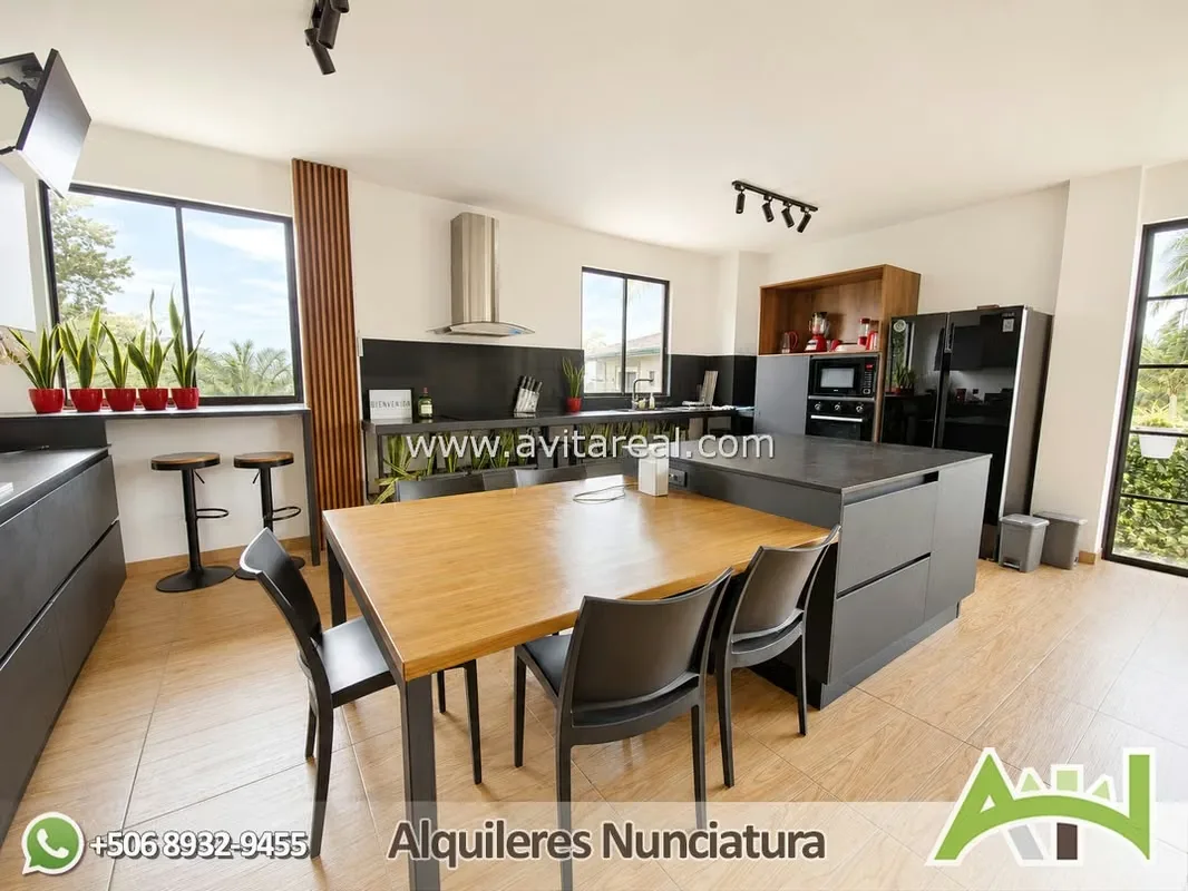 Furnished 3-bedroom apartment in San Rafael de Escazú, private condominium with amenities., photo 4