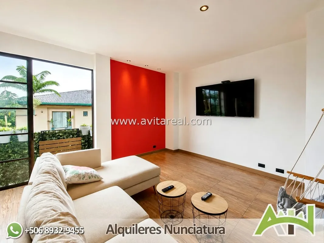 Furnished 3-bedroom apartment in San Rafael de Escazú, private condominium with amenities., photo 8