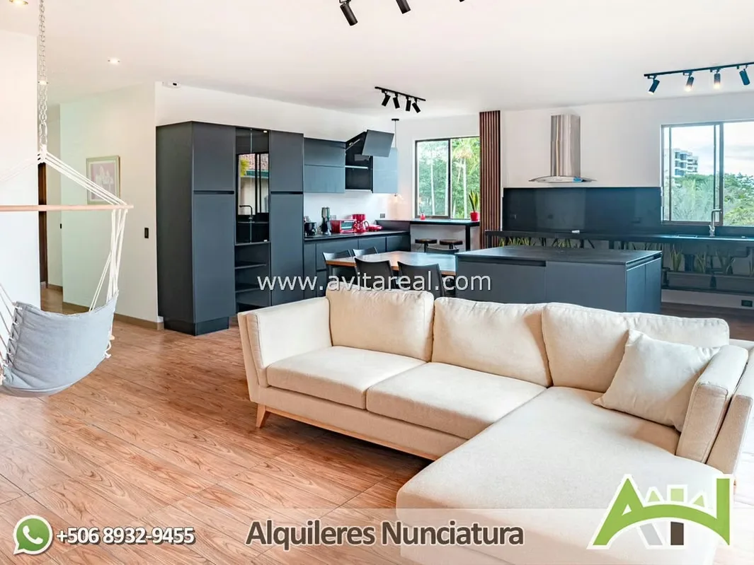 Furnished 3-bedroom apartment in San Rafael de Escazú, private condominium with amenities., photo 10
