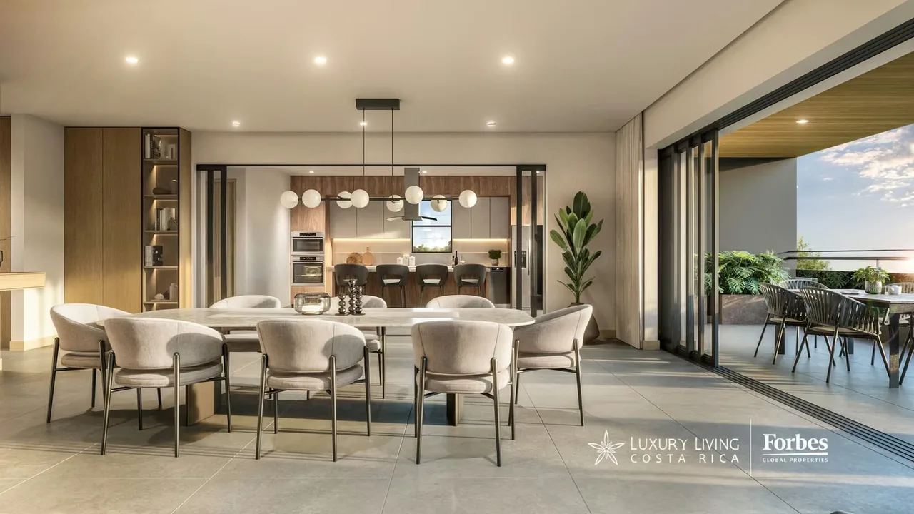 21523N - New 3- or 4-bedroom apartments in Escazú for sale with a west-facing view, photo 3