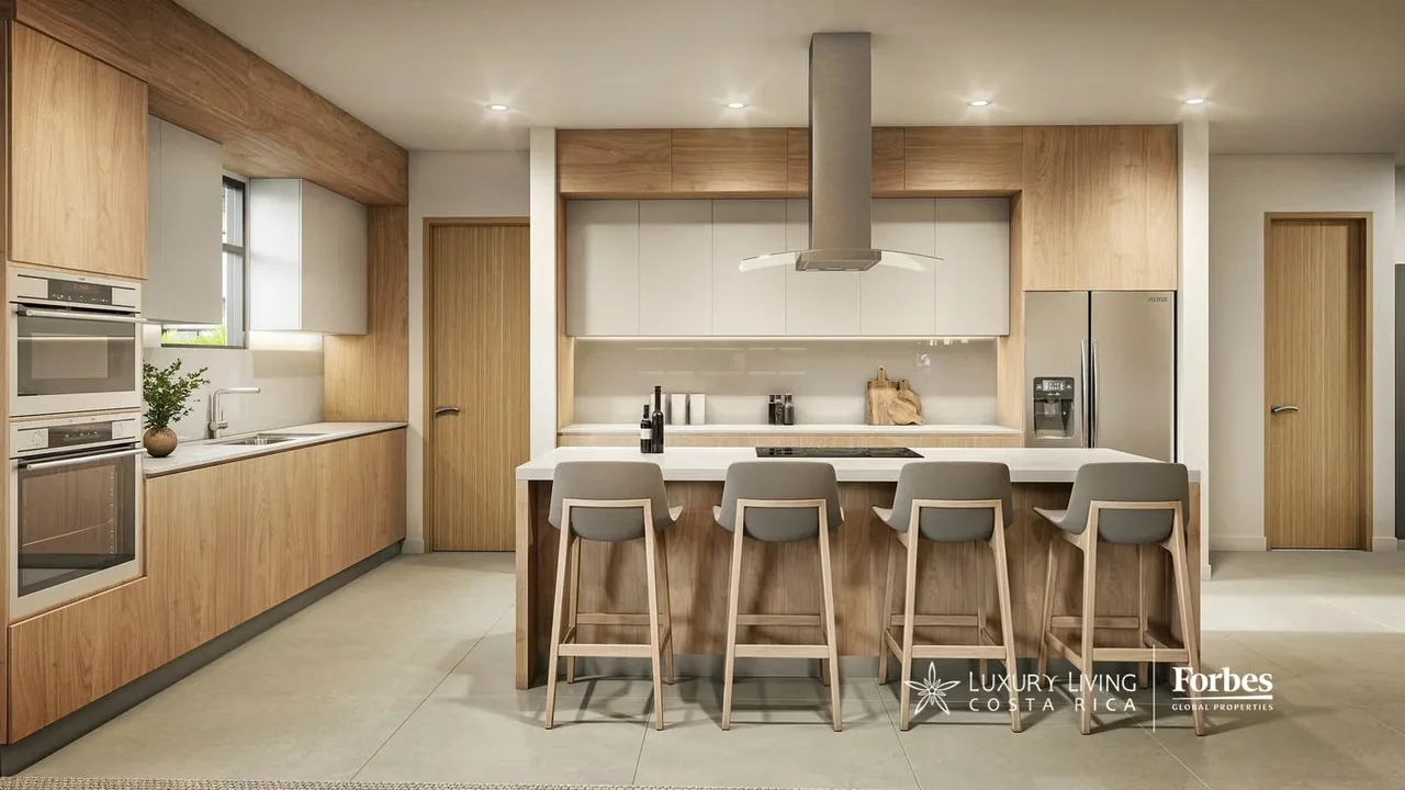21523N - New 3- or 4-bedroom apartments in Escazú for sale with a west-facing view, photo 4