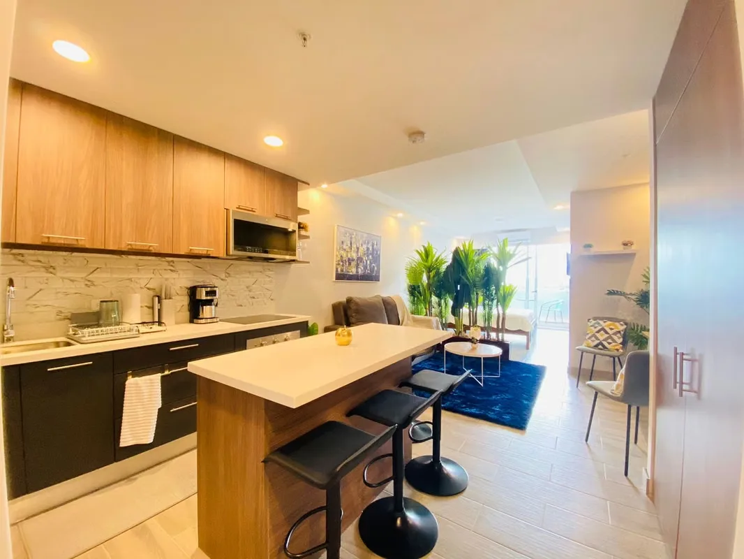 Fully furnished studio apartment for rent in Be Cariari condominium, Heredia