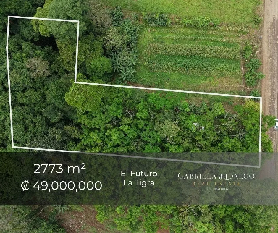 Land for sale El Futuro, La Tigra-124; 2,773 m ²-124