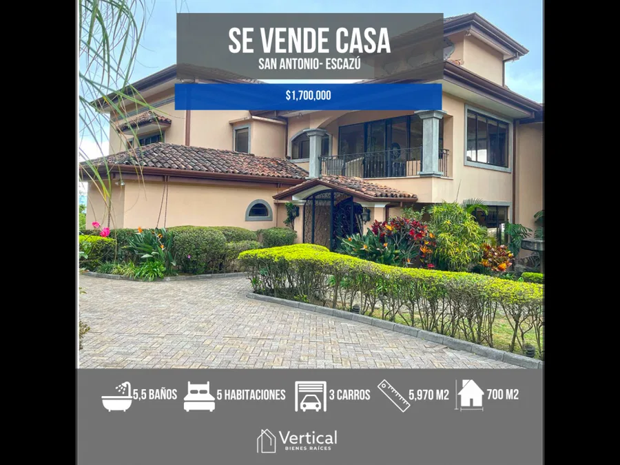 Venta de Casa San Antonio de Escazú
