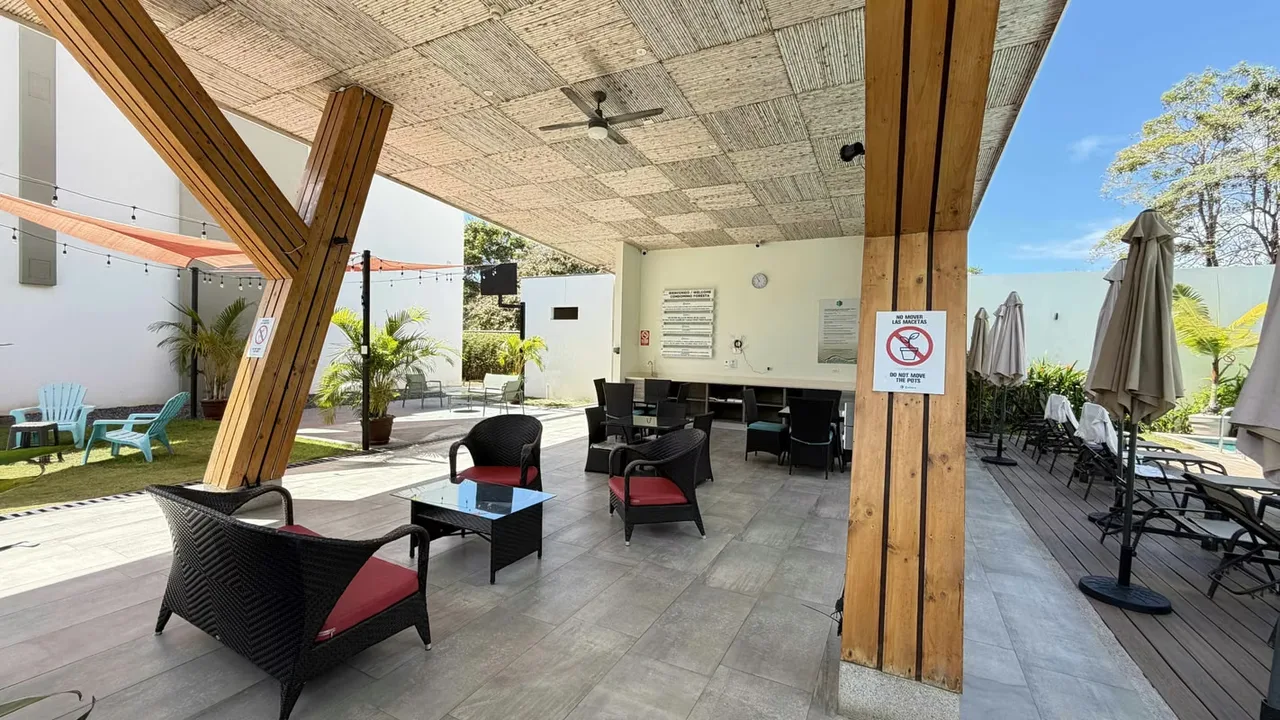 Modern apartment w terrace and garden for sale, Jacó, Garabito. (FE), photo 2