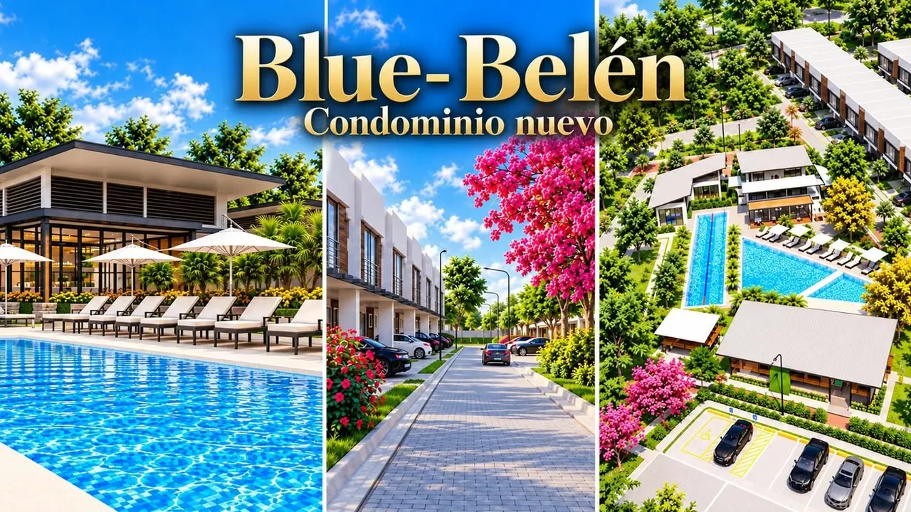 UBICACIÓN PREMIERE: Condominio Blue, La Asunción de Belén · Heredia (Nodo corporativo de alta plusvalía y cercanía inmediata a Cariari y Zonas Francas).