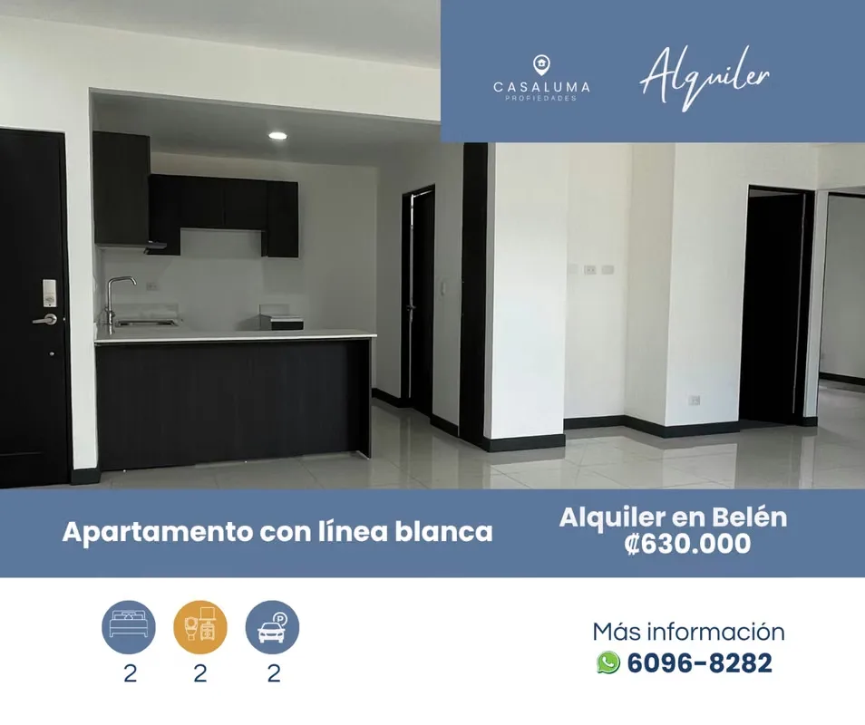 Moderno, nuevo y con línea blanca incluida.