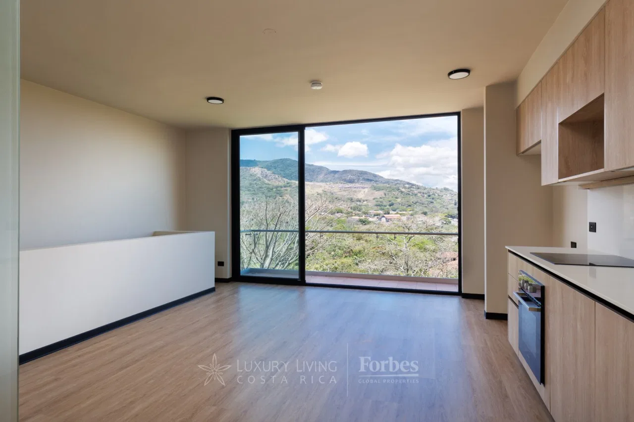 Modern apartment with west-facing views for rent or sale