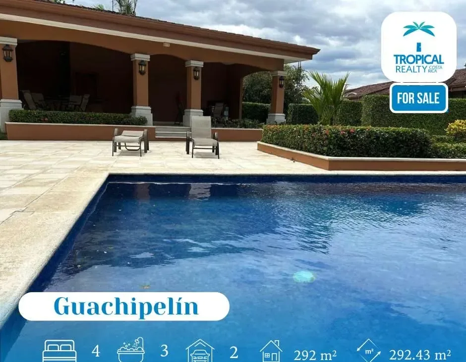 Located in the prestigious Villas de Valencia Gated Community in Guachipelín, Escazú, this property represents a unique investment opportunity for those seeking top-tier living, ...