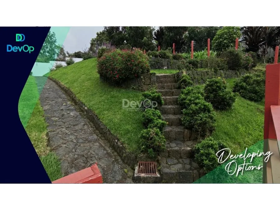 Lote de 501 m² con hermoso paisajismo en Concepción de San Isidro