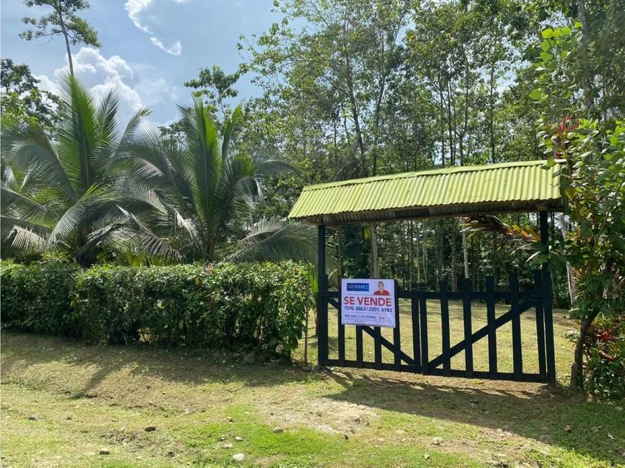 VENTA DE HERMOSO LOTE EN EL TIGRE DE SARAPIQUÍ