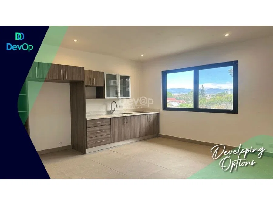 ALQUILER DE APARTAMENTO EN BELLO HORIZONTE, ESCAZÚ, 1 HABITACION