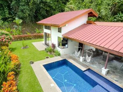 Casa de lujo con vista a la cascada y casa de huéspedes cerca de Dominical, photo 2