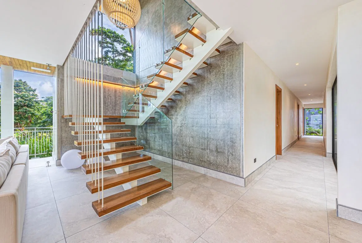 New contemporary tropical villa boasts with a movie theater and views of the iconic whale’s tail, photo 24