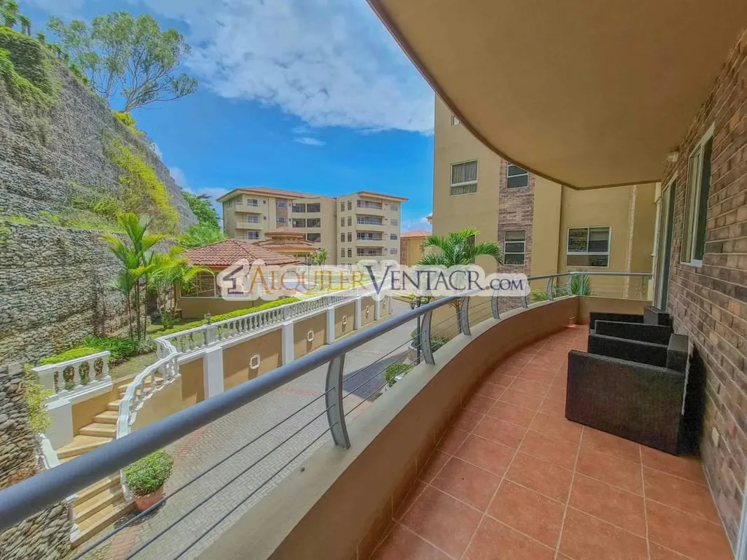 Apartamento amueblado en San Rafael de Escazú con balcón y amenidades, photo 3