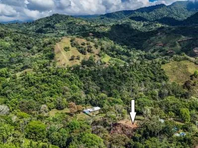 An elevated 1.2 acre lot with two campuses, panoramic mountain and jungle views., photo 3
