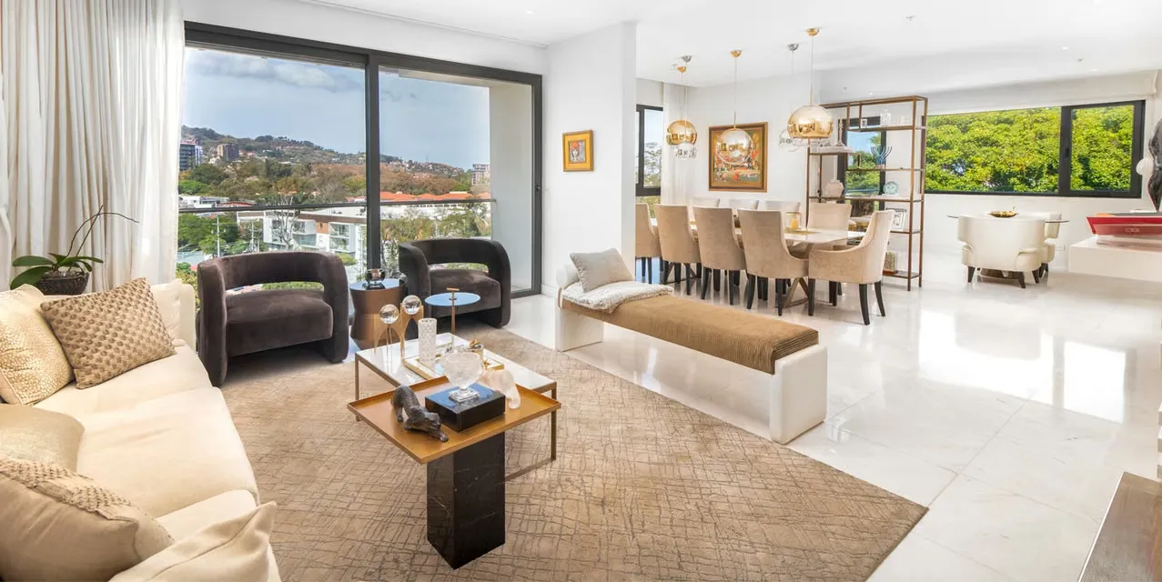 Penthouse 3BR in Escazu Rooftop - Panoramic Views - Gym Security