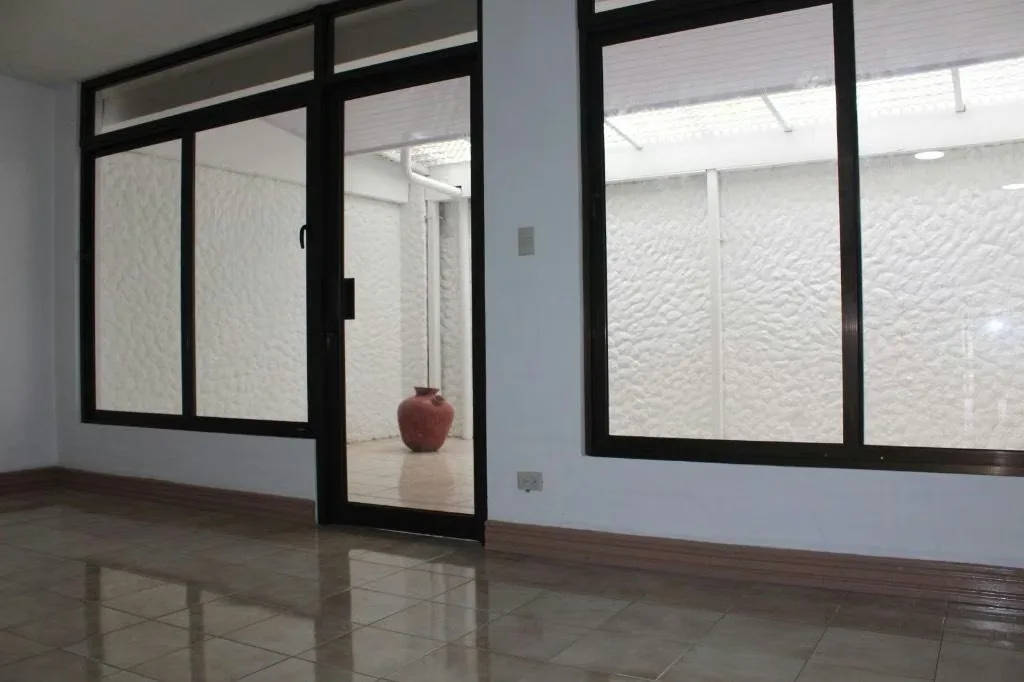 Primera planta: jardín, cochera para 2 carros, sala, comedor, terraza, cocina con muebles, cuarto de pilas amplio, cuarto de servicio con su baño., photo 4