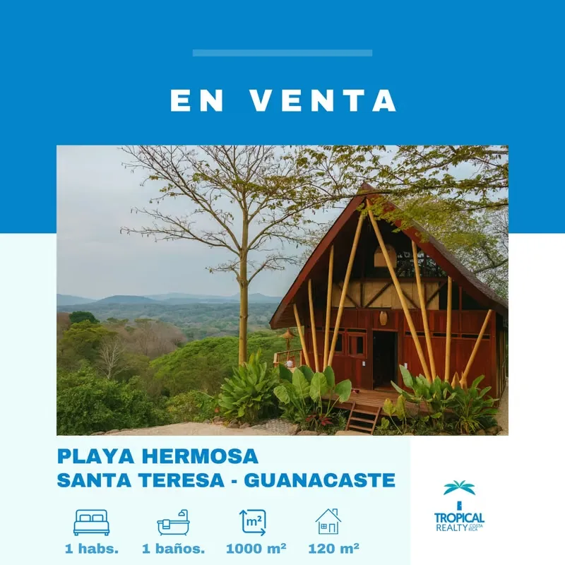 Turnkey Mountain View Home for Sale in Playa Hermosa, Santa Teresa